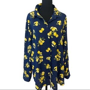 Banana Republic Lemon Blouse, XL